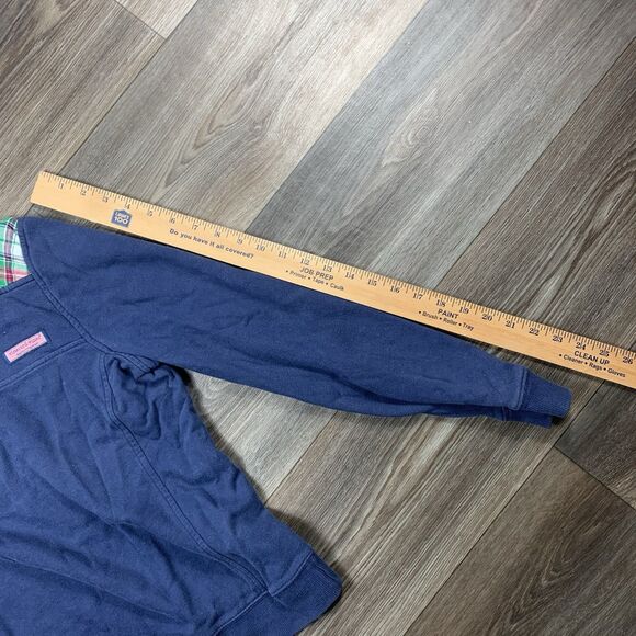 Vineyard Vines Shep Shirt Plaid Pullover 1/4 Zip Womens Small - Picture 6 of 8